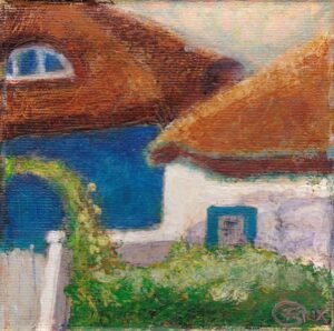 Blaue Scheune auf Hiddensee 2025